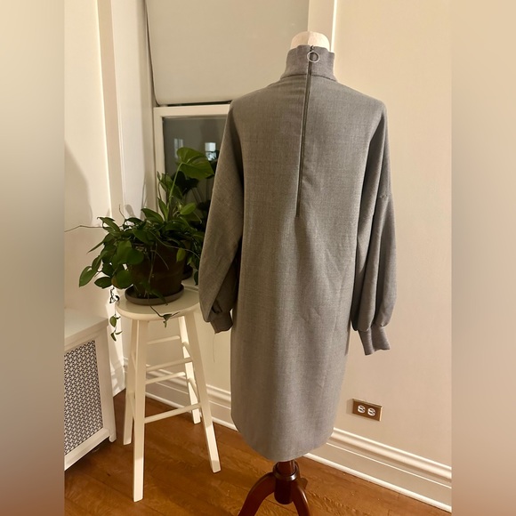 Akris Punto Gray Long Sleeve Dress - Picture 3 of 8